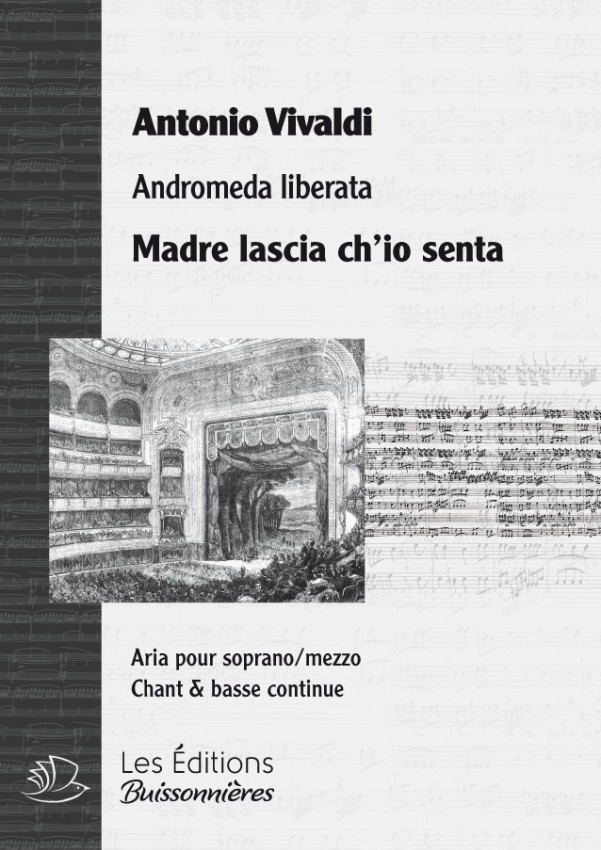 Vivaldi : Madre lascia ch'io senta (Andromeda), chant et basse continue