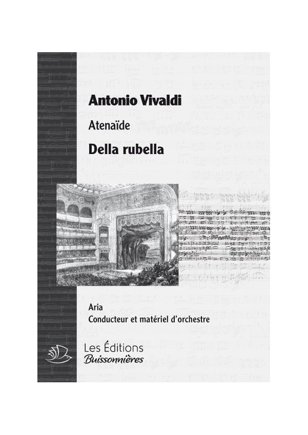 Vivaldi : DELLA RUBELLA, chant et orchestre Vivaldi : DELLA RUBELLA, chant et orchestre