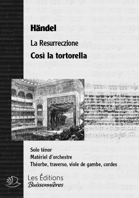 Händel : Cosi la tortorella...