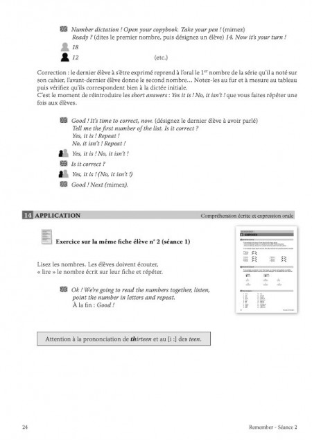 L'anglais au CM1